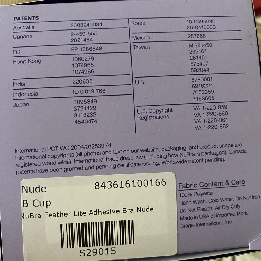 Nubra strapless, nude size B-cup - Picture 4 of 4
